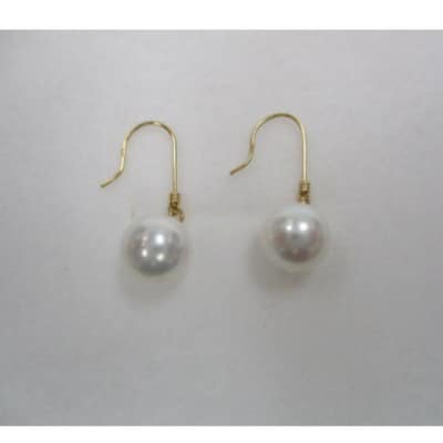 K18YG　あこや真珠アメリカンタイプピアス(21)