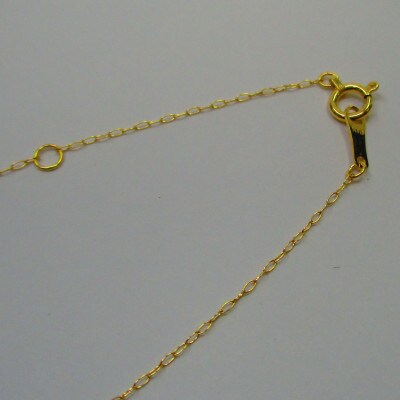 K18　ミラーボール入りスルーペンダント(4)