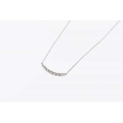 0.2ct PT900アーチネックレス HY-7