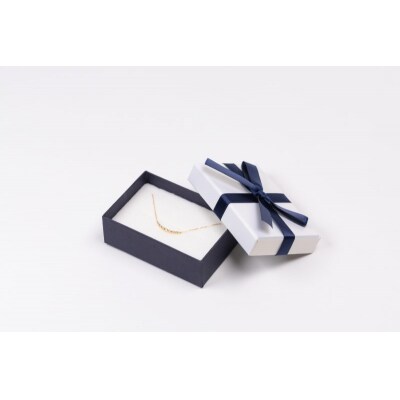 0.2ct K18YGアーチネックレス HY-8