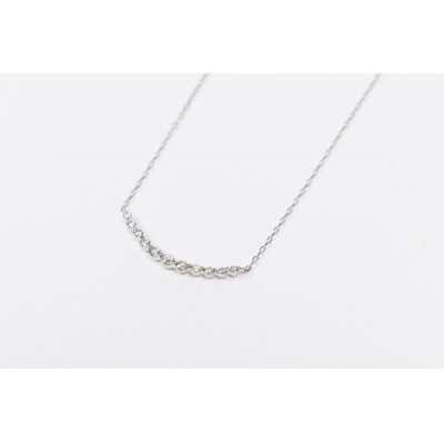 0.3ct PT900アーチネックレス HY-10