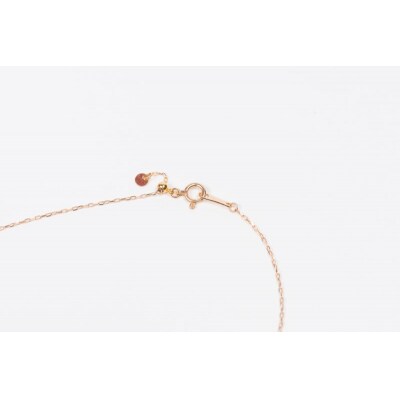 0.3ct K18PGアーチネックレス HY-12