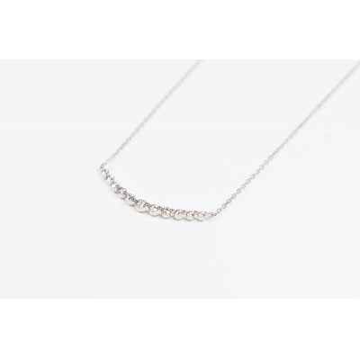 0.5ct PT900アーチネックレス HY-13