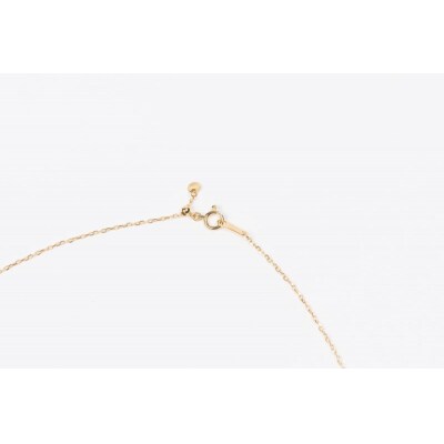 0.5ct K18YGアーチネックレス HY-14