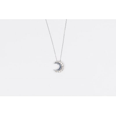 0.3ct PT900ムーンネックレス HY-22