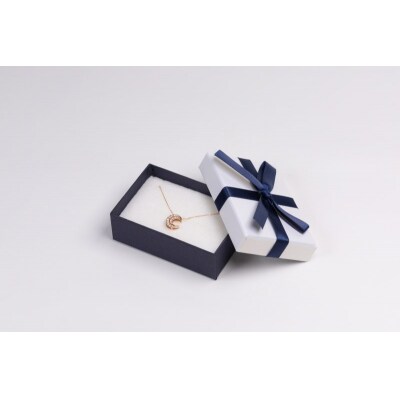 0.3ct K18PGムーンネックレス HY-24