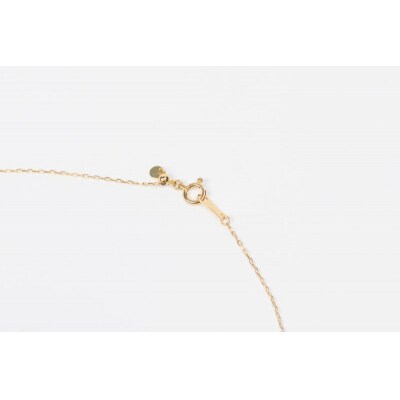 0.3ct K18YGラインネックレス HY-26