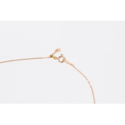 0.5ct K18PGラインネックレス HY-30