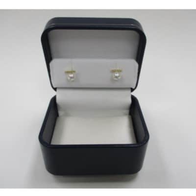 K18YG　あこや真珠(6.5-7mm)ダイヤモンド付ピアス(23)