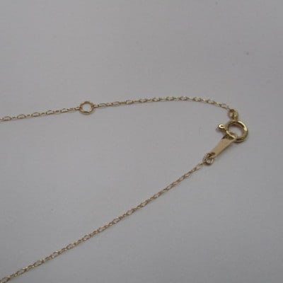 K18YG　あこや真珠(7.5-8mm珠)ダイヤモンド入りペンダント(27)