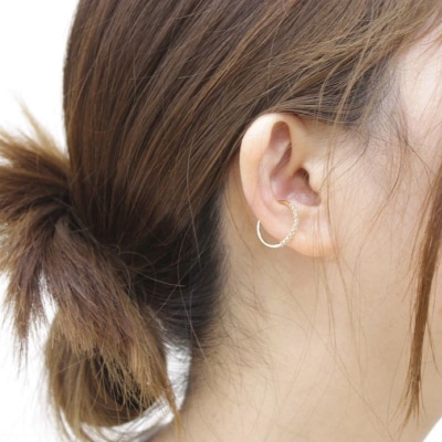 18金ダイヤ0.2ctイヤーカフ 1313075EC-k18