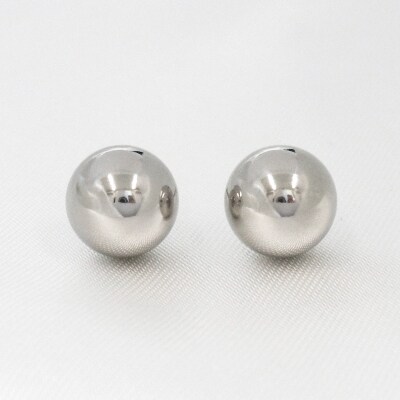 甲府市発 PT900 丸玉ピアス 8mm プラチナ スタッド 定番 [PS-1106PT]
