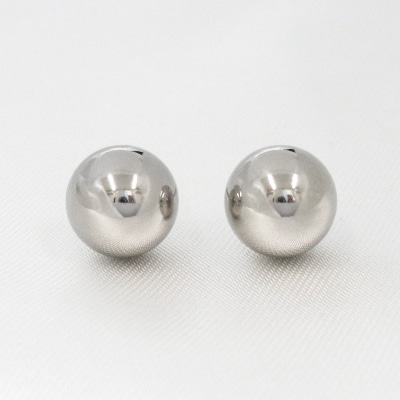 甲府市発 PT900 丸玉ピアス 8mm プラチナ スタッド 定番 [PS-1106PT]