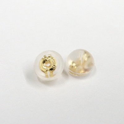 甲府市発k18イエローゴールド 丸玉ピアス 5mm 18金 スタッド 定番 [PS-1105YG]