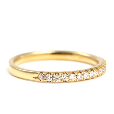煌めきハーフエタニティリング　0.20CT　R3992DI-Y