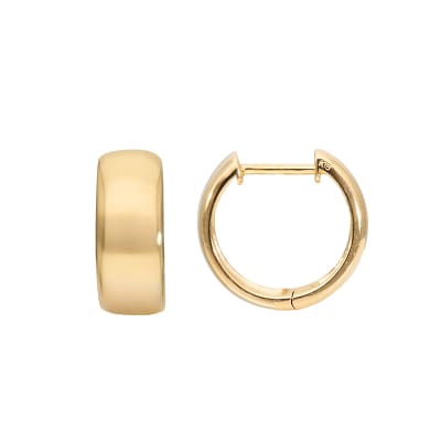 K18 シンプルフープピアス 43-6330