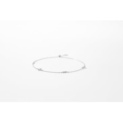 【プラチナ】0.07ct ダイヤモンドブレスレット/No.105