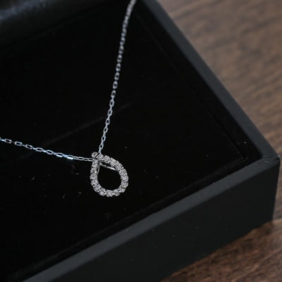 プラチナ Pt900 天然ダイヤモンドネックレス|50609-pt