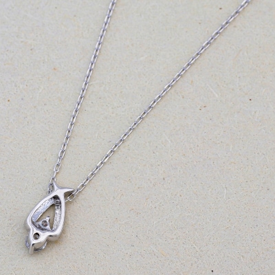 プラチナ Pt900 天然ダイヤモンドネックレス|52369-pt