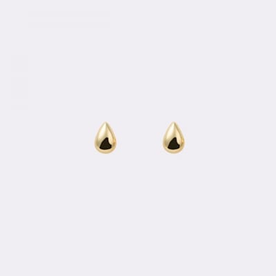 【甲府ジュエリー】K18　しずくピアス　5×7mm(19701927)