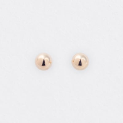 【甲府ジュエリー】K18　丸玉ピアス　5mm(17801869)