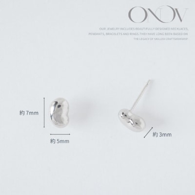 【甲府ジュエリー】Pt900プラチナ　豆ピアス(17802238)