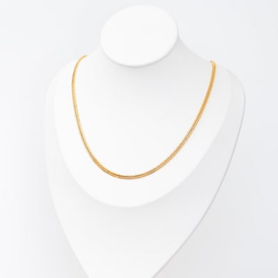 K18 喜平 12面トリプル ネックレス 20g 50cm  TK2050