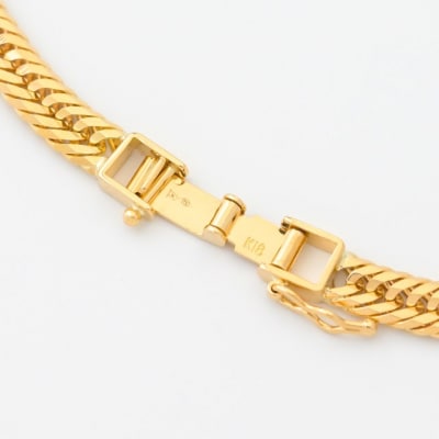 K18 喜平 12面トリプル ネックレス 30g 50cm TK3050