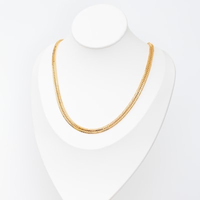 K18 喜平 12面トリプル ネックレス 50g 50cm TK5050