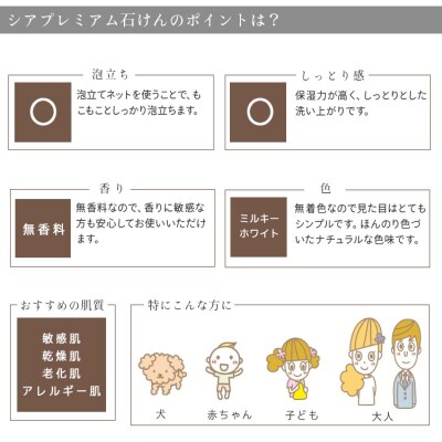 天然手作り石けん シアプレミアム 90g n1120301
