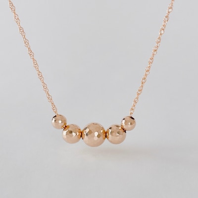 K18PG ミラーボールネックレス(Fph001-2)