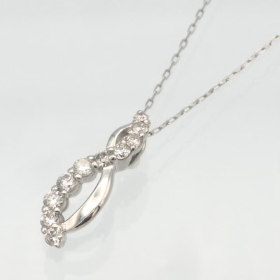 プラチナ　0.20ct　ダイヤモンド ペンダントネックレス　FHH-019728
