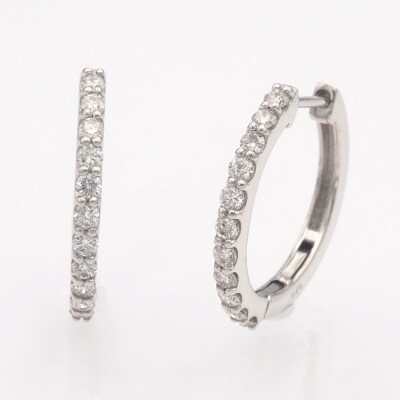 PT900 0.50ct ダイヤモンド ピアス　FFP-000334