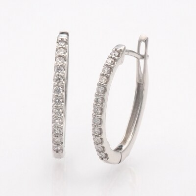 PT900 0.30ct ダイヤモンド ピアス　FFP-000336