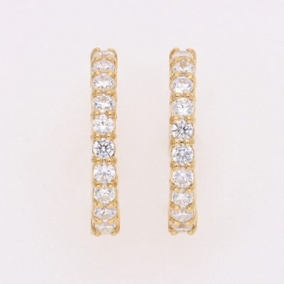 【ジュエリーの街、山梨県甲府市】ダイヤ0.50ct K18ピアリング　E5011Y