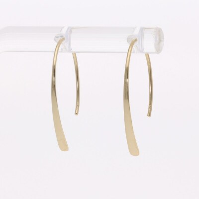 ピアス アメリカンピアス 地金 18金イエローゴールド EJ-103