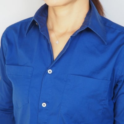 プラチナ　0.15ct　フラワーダイヤモンド ペンダントネックレス　FHH-019724