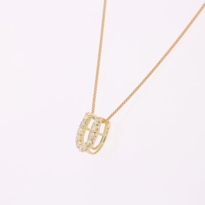 K18 バテイ0.10ct ペンダント 325712