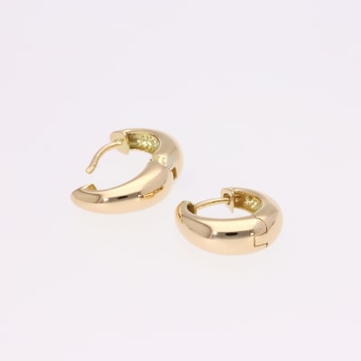 K18YG　月甲　フープピアス　EJ-109