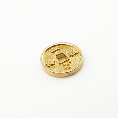 【置物】K24 純金(約1.0g)　ミニピュア(R)金の古銭(SH-0009)