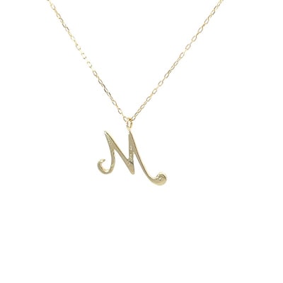 イニシャルネックレスM 208041