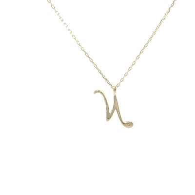 イニシャルネックレスN 208044