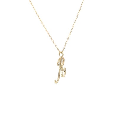 イニシャルネックレスR 208042