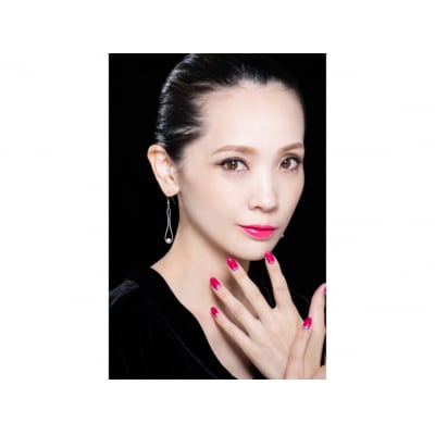 ツイストメタルパールピアス　685917