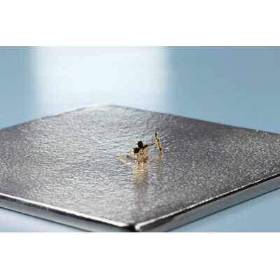 18金イエローゴールド 桜デザインピアス/華やかな輝きを耳元に 大人可愛い/ K18-KP002