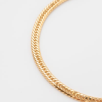 K18 喜平 12面トリプル ネックレス100g 60cm 造幣局検定刻印入 チェーンTK10060