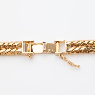 K18 喜平 12面トリプル ネックレス100g 60cm 造幣局検定刻印入 チェーンTK10060