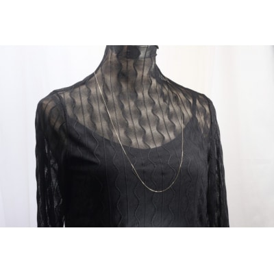 【K18イエローゴールド 小豆チェーンネックレス80cm】 / KGN181005-80