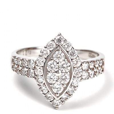 プラチナ ダイヤモンドリング　R2753DI-P