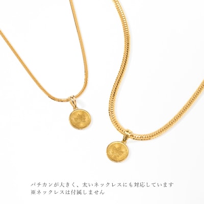 K24/K18 メープルリーフ コイン 1/10オンス 純金 ペンダントトップ BKN10M